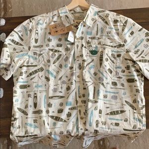 LL Bean Men’s Large shirt sleeve button down - NWT
